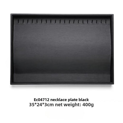 Brushed Leather Jewelry Tray