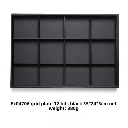 Brushed Leather Jewelry Tray