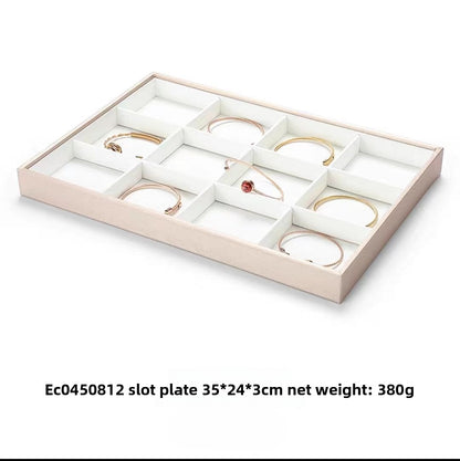 Brushed Leather Jewelry Tray