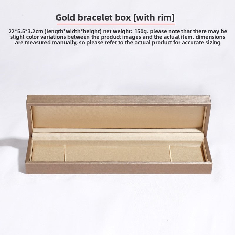 Green And Champagne Leather Jewelry Box