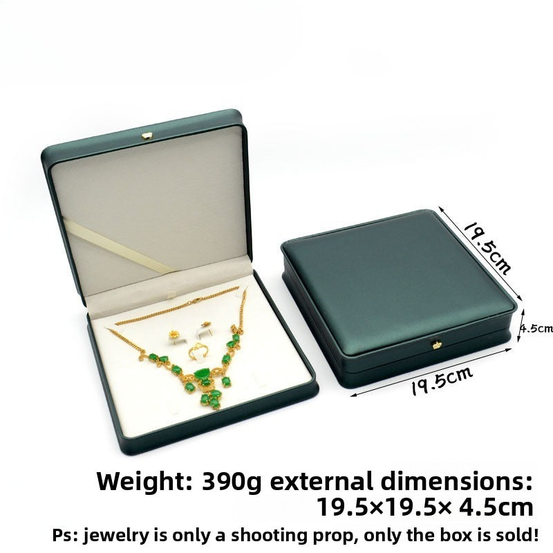 Crown Waist PU Jewelry Box