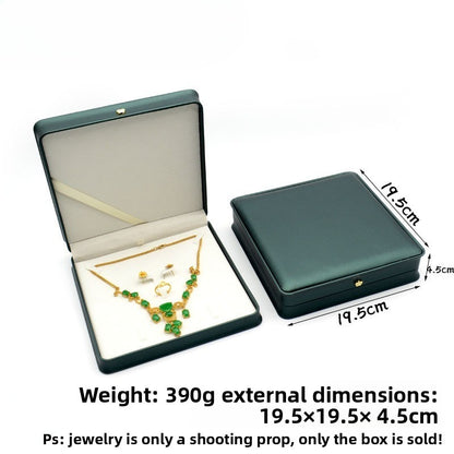 Crown Waist PU Jewelry Box
