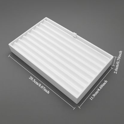 Bandeja de exhibición de reloj de pulsera gris