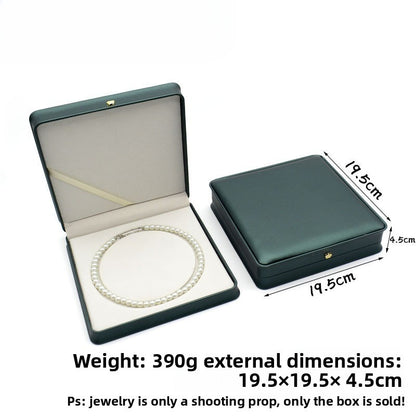 Crown Waist PU Jewelry Box