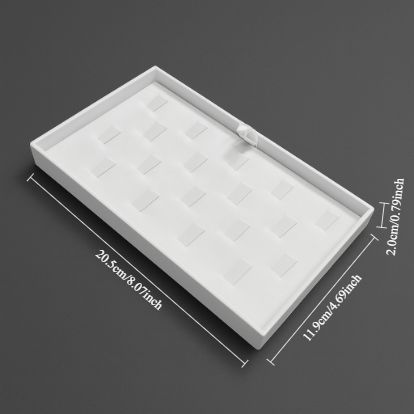 Bandeja de exhibición de reloj de pulsera gris