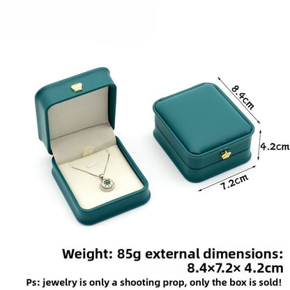 Crown Waist PU Jewelry Box