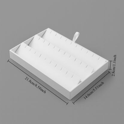 Bandeja de exhibición de reloj de pulsera gris