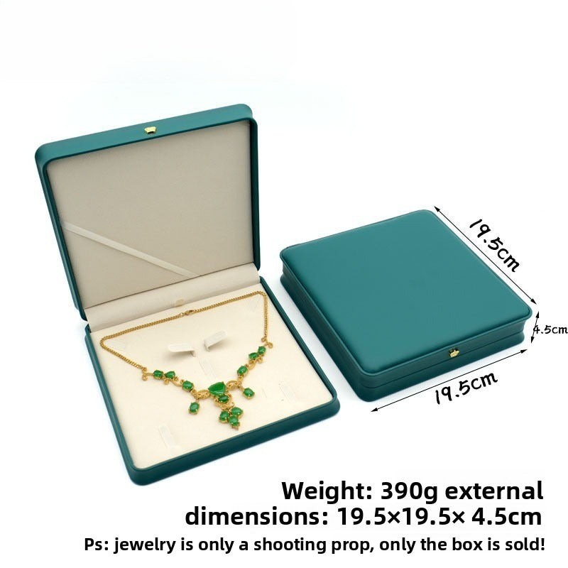 Crown Waist PU Jewelry Box