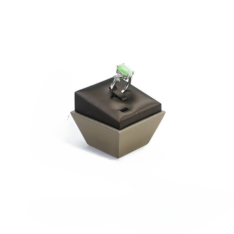 Leather Ring Display Stand, Premium Jewelry Ring Holder for Live Sales