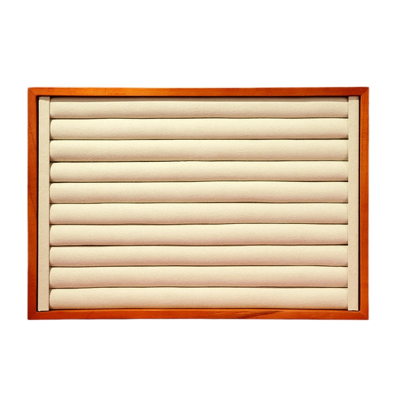 Solid Wood Jewelry Display Tray for Pendants & Organizer