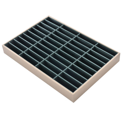 Bandeja de exhibición de reloj de pulsera gris