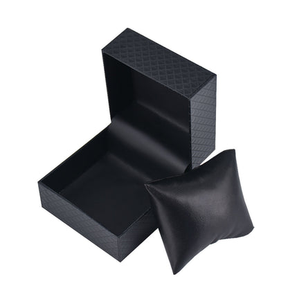 오렌지 PU 싱글 시계 상자