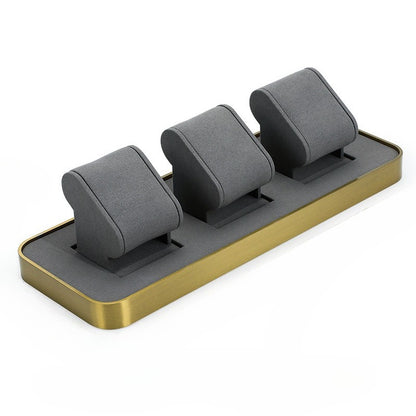 Premium Multi-Slot Metal Watch & Bracelet Display Stand