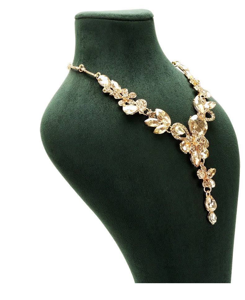 Green Necklace Display Bust Jewelry Stand