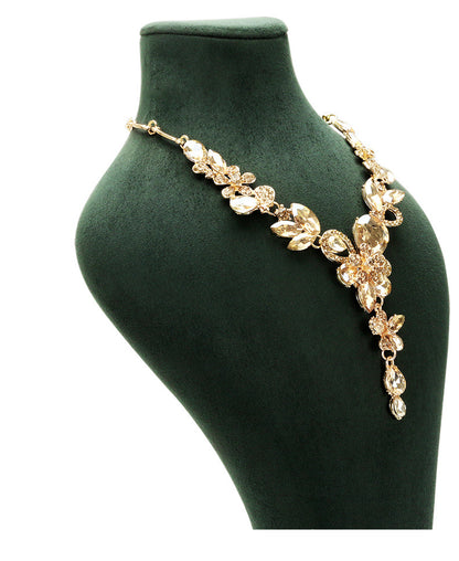 Green Necklace Display Bust Jewelry Stand