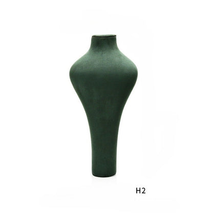 Green Necklace Display Bust Jewelry Stand