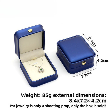 Crown Waist PU Jewelry Box