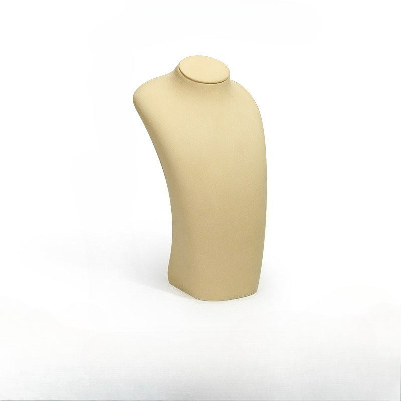 Luxury Microfiber Jewelry Display Mannequin for Rings, Necklaces & Earrings