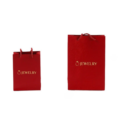 High-end Jewelry Jewelry Bag Universal Packaging Wholesale Paper Bag Jewelry Tote Bag Necklace Ring Bag