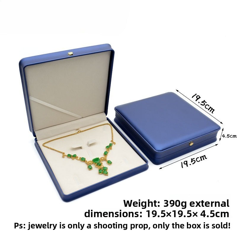 Crown Waist PU Jewelry Box