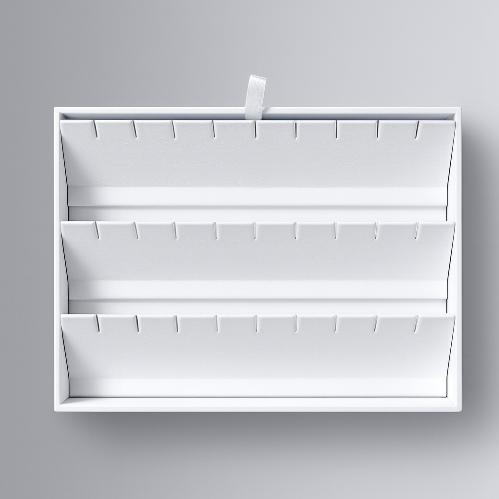 Bandeja de exhibición de reloj de pulsera gris