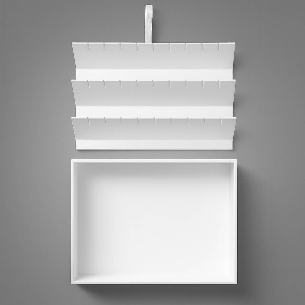 Bandeja de exhibición de reloj de pulsera gris