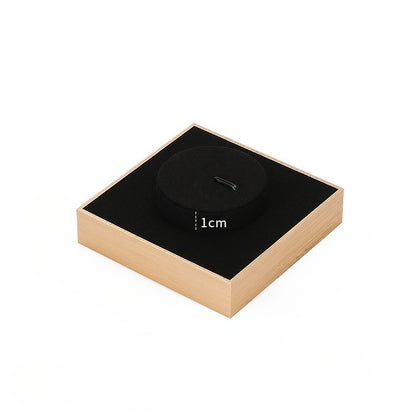 Black Microfiber Jewelry Display Stand