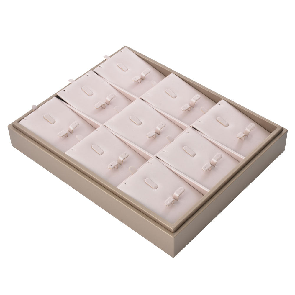 Bandeja de exhibición de reloj de pulsera gris