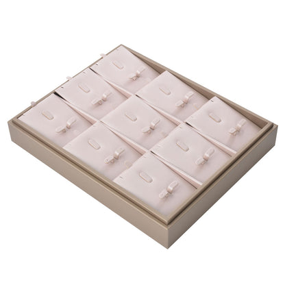 Bandeja de exhibición de reloj de pulsera gris