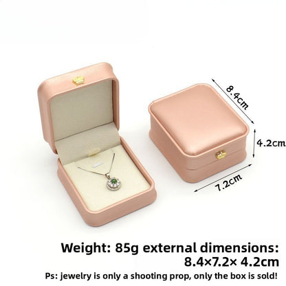 Crown Waist PU Jewelry Box