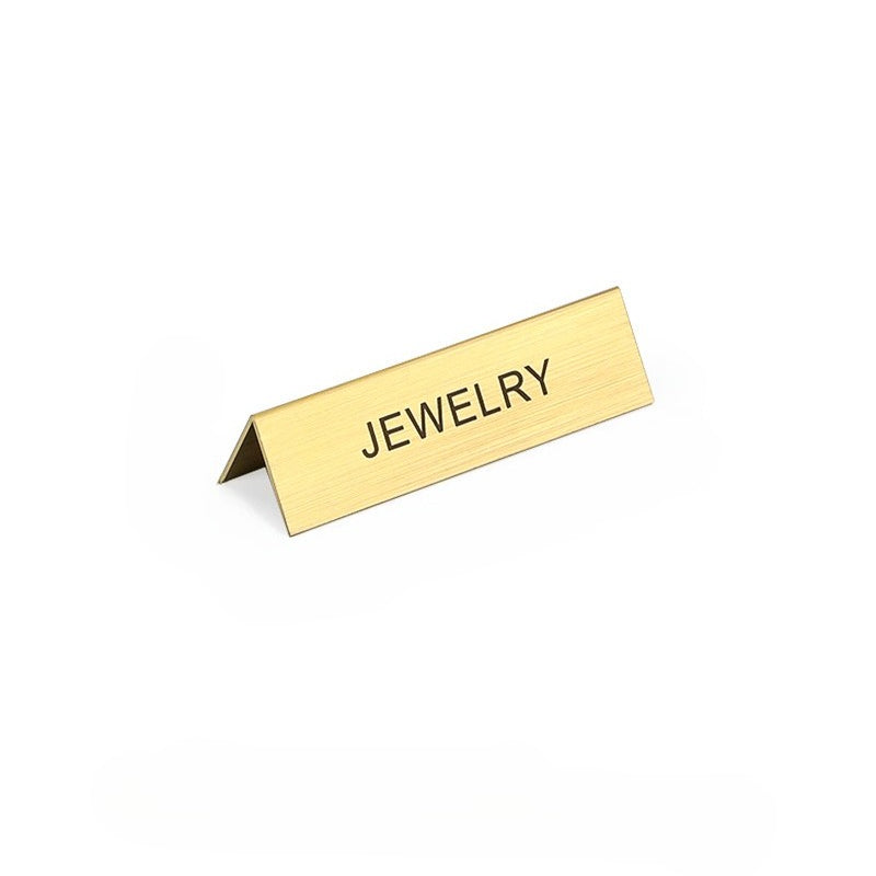 Premium Metal Jewelry Display Stand for Countertop Showcase