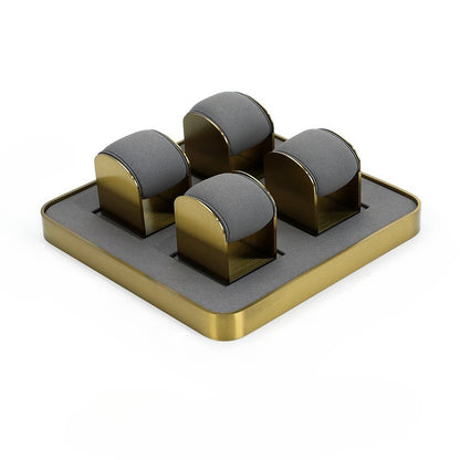 Premium Multi-Slot Metal Watch & Bracelet Display Stand