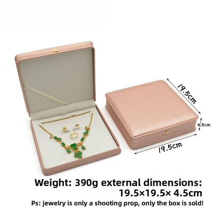 Crown Waist PU Jewelry Box