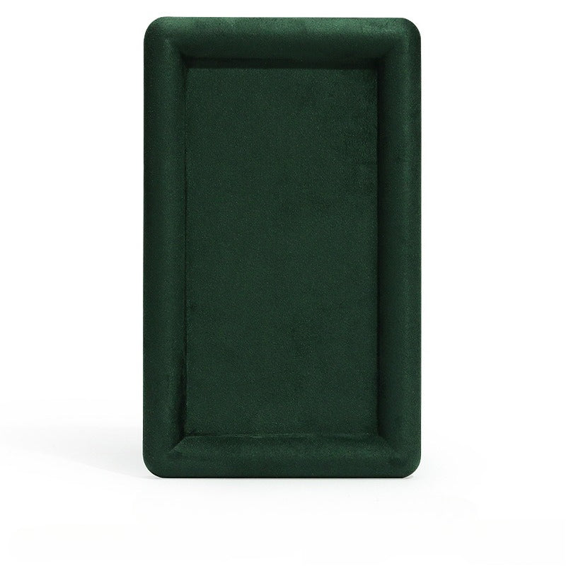 Velvet Jewelry Display Tray for Necklace, Watch, Ring & Organizer Storage