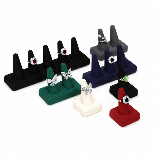 North America Finger Ring Display Stand, Jewelry Showcase Tray