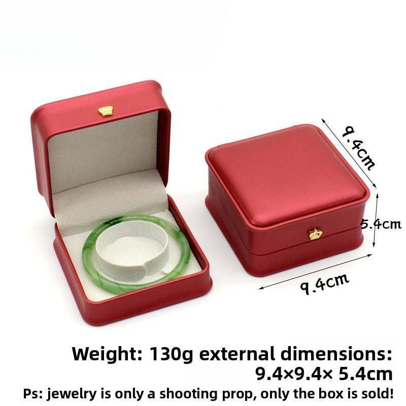 Crown Waist PU Jewelry Box