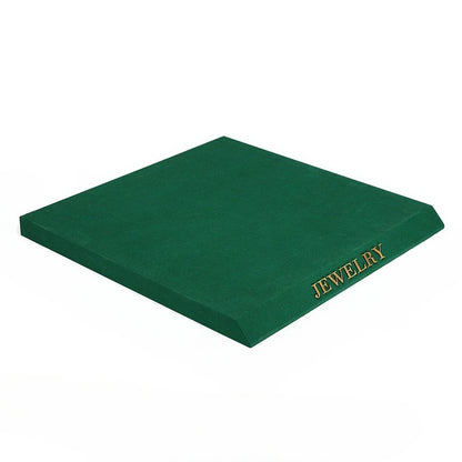 Green Microfiber Jewelry Display for Necklaces Rings Earrings