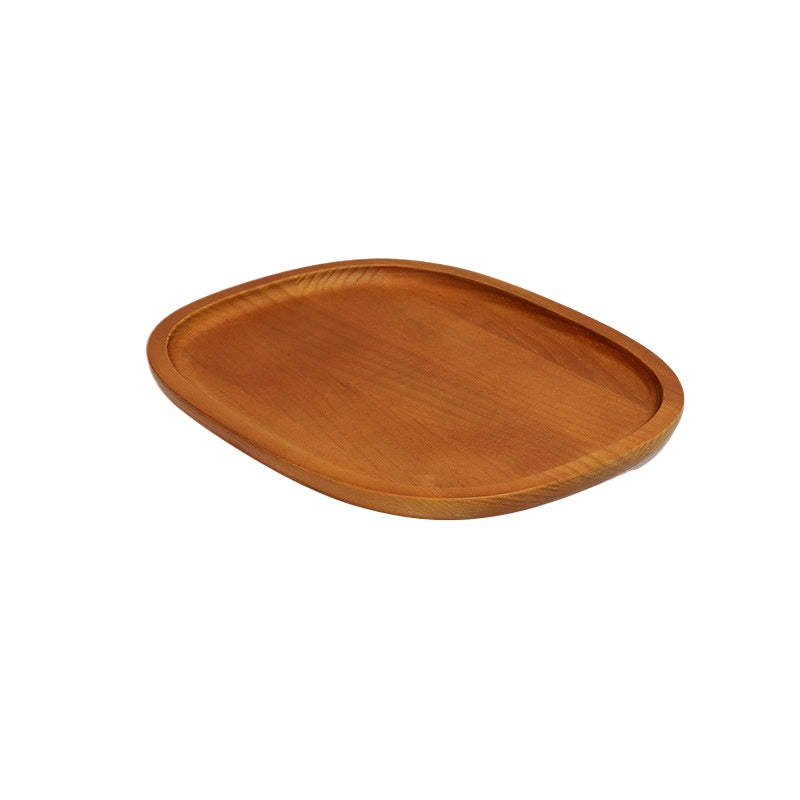New Solid Wood Jewelry Display Tray | Round Corner Organizer for Necklace, Ring & Live Streaming Showcase