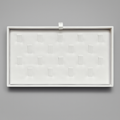 Bandeja de exhibición de reloj de pulsera gris