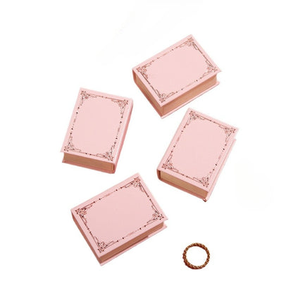 Retro Jewelry Book Shape Box
