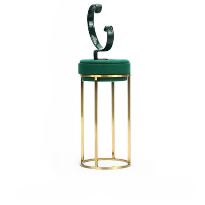 Premium Green Metal & Microfiber Watch & Bracelet Display Stand