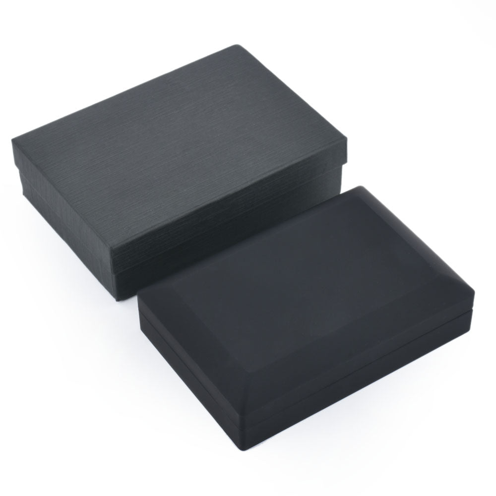 12PCS Popular-Selling Black Square Shaped Led Jewelry Boxes