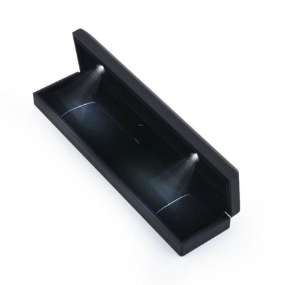 12PCS Popular-Selling Black Square Shaped Led Jewelry Boxes