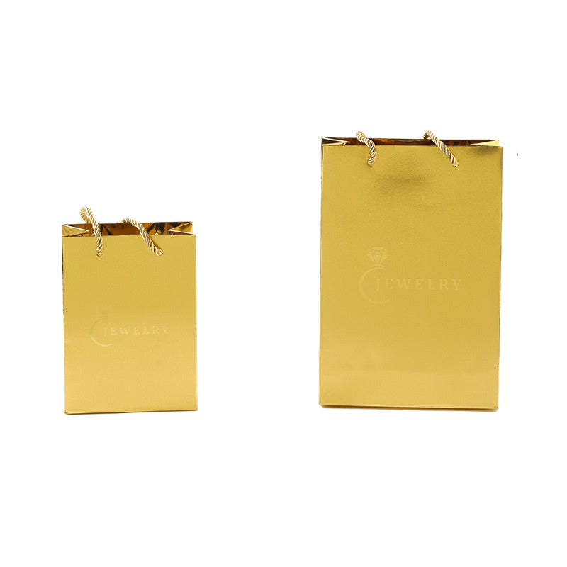 High-end Jewelry Jewelry Bag Universal Packaging Wholesale Paper Bag Jewelry Tote Bag Necklace Ring Bag