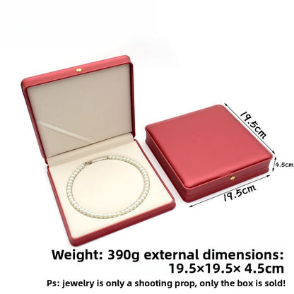 Crown Waist PU Jewelry Box