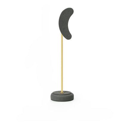 Luxury Microfiber Ear-shaped Earring Display Stand