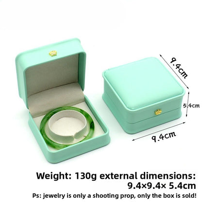 Crown Waist PU Jewelry Box