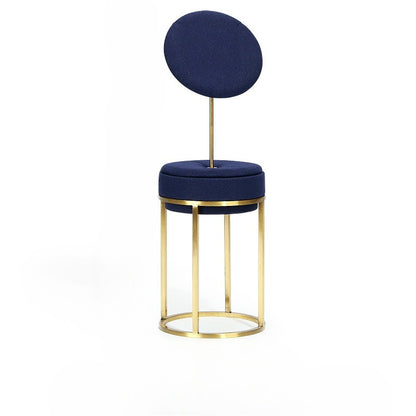 Luxury Gold Curved Jewelry Display Stand - Velvet Necklace Earring Ring Rack