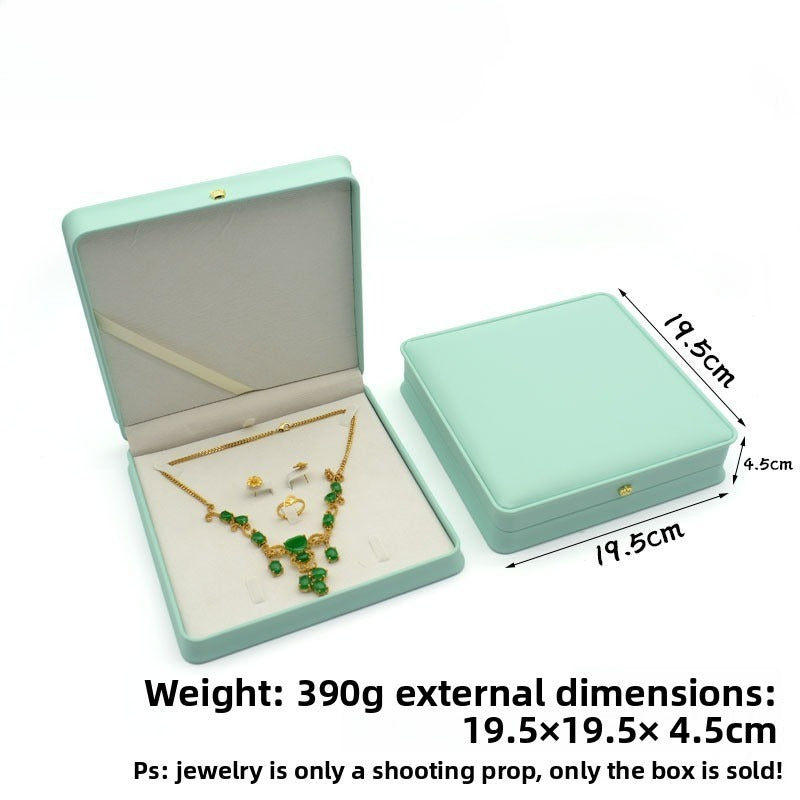 Crown Waist PU Jewelry Box