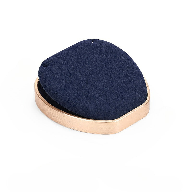 New Royal Blue Microfiber & Metal Jewelry Display Stand for Necklaces, Rings and Pendants